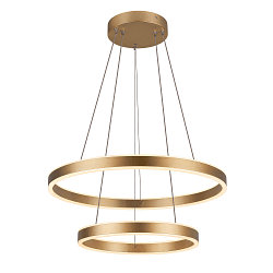 LED Pendant luminaire ONE DOUBLE PHASE up/down, 35W, 2700/3000K, 130�, brass