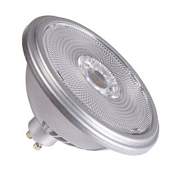 LED Leuchtmittel QPAR111 GU10, 12,5W, 2700K, CRI90, 30�, silber