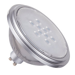 LED Leuchtmittel QPAR111 GU10, 7W, 3000K, CRI90, 40�, silber