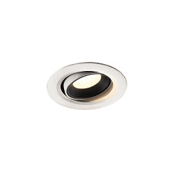 LED Deckeneinbauleuchte NUMINOS� MOVE XS, 4000K, 20�, Wei� / Schwarz