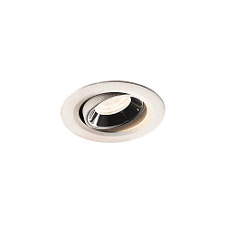 LED Deckeneinbauleuchte NUMINOS� MOVE XS, 4000K, 55�, Wei� / Chrom