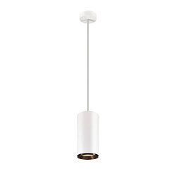 LED Pendant luminaire NUMINOS� DALI XL, 36W, 2700K, 24�, white / black