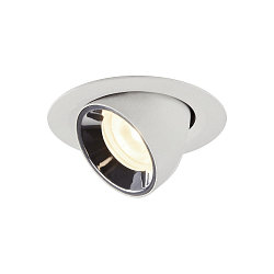 LED Deckeneinbauleuchte NUMINOS� GIMBLE XS, 4000K, 55�, Wei� / Chrom