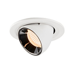 LED Deckeneinbauleuchte NUMINOS� GIMBLE S, 2700K, 55�, Wei� / Chrom