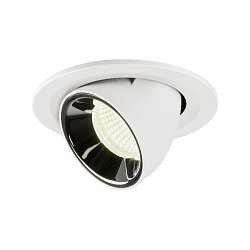 LED Deckeneinbauleuchte NUMINOS� GIMBLE S, 4000K, 20�, Wei� / Chrom