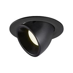 LED Deckeneinbauleuchte NUMINOS� GIMBLE L, 4000K, 20�, Schwarz