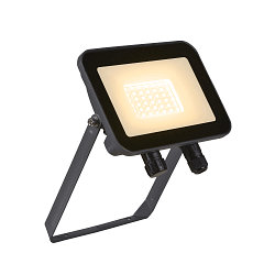 LED Wand-/Deckenleuchte FLOODI M, 100�, 30W, 3000K, 2980lm, anthrazit/transparent