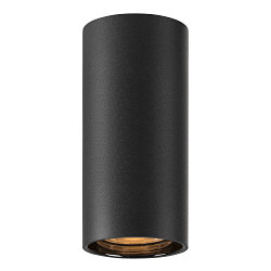 Aufbau-Downlight ASTO TUBE, IP20, zylindrisch, GU10 max. 10W, schwarz