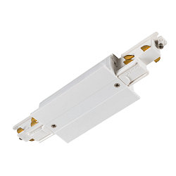 Zubeh�r f�r 3-Phasen Einbauschiene S-TRACK PHASE & DALI - L�ngsverbinder, mit Einspeise-M�glichkeit, DALI steuerbar, wei�