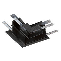 L-Verbinder f�r Einbauschiene TRACK 48V, mechanisch, links, IP20, schwarz