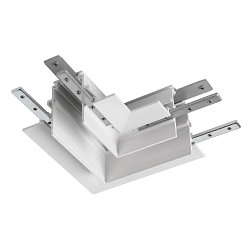 L-Verbinder f�r Einbauschiene TRACK 48V, mechanisch, links, IP20, wei�