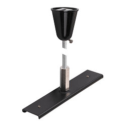 Schienenverst�rkungsplatte mit Aufh�ngungsset f�r TRACK 48V, 1m Stange, IP20, schwarz
