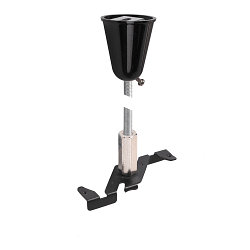 Pendelabh�ngung f�r TRACK 48V, 1m Stange, IP20, schwarz
