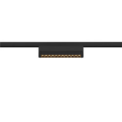 LED Spot IN-LINE 24 TRACK 48V, Darklight Reflector, 35�, 7,3W, CRI90, Move DALI, IP20, 3000K, 610lm, schwarz/schwarz