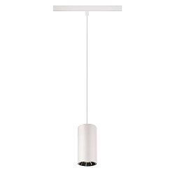 pendant luminaire NUMINOS� S TRACK 48V DALI controllable IP20, chrome, white dimmable