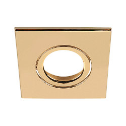 Abdeckung MOVE f�r LED Einbauleuchte UNIVERSAL DOWNLIGHT PHASE, IP20 (Indoor), quadratisch, schwenkbar, gold gl�nzend