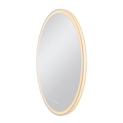LED Wandspiegel TRUKKO 80, 23W, 3000/4000/6500K, 1100/1130/1210lm, CRI90, IP44, chrom