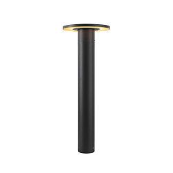 Outdoor LED Stehleuchte I-RING, IP65 IK05, � 24cm, 9.2W 3000K 670lm, dreh- und neigbar, schaltbar, anthrazit