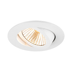 LED Deckeneinbauleuchte NEW TRIA� 68, rund, 8,3W, CRI 90, IP20, dimmbar, 38�, 3000K, wei�