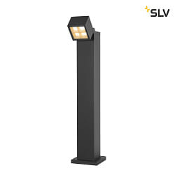 LED Outdoor Stehleuchte S-CUBE 75, 15W, 2700/3000K, 1000/1200lm, IP65, dimmbar, anthrazit