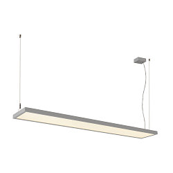 LED Pendelleuchte WORKLIGHT PRO 150, 80� - 115�, 150cm, 59W, 4000K, 7200lm, IP20, DALI dimmbar, grau