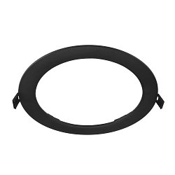 Abdeckung f�r Deckeneinbauleuchte DOWNLIGHT V 200, � 21.4cm / 2.5cm, flach, schwarz