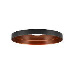 Leuchtenschirm LALU� PLATE 15 MIX&MATCH, H:1,5 cm, schwarz/bronze
