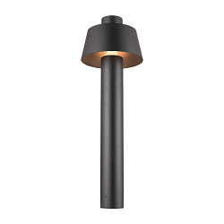 Outdoor Stehleuchte PHOTONI POLE 75, IP65 IK08, 75cm, konisch, E27, Aluminium, seeluft-best�ndig, schwarz matt