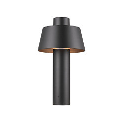 Outdoor Stehleuchte PHOTONI POLE 45, IP65 IK08, 45cm, konisch, E27, Aluminium, seeluft-best�ndig, schwarz matt