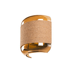 Wandleuchte PANTILO ROPE, G9, gold