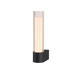 LED Wandaufbauleuchte LYGANT SINGLE Badleuchte, 8W, 3000K, 560lm, IP44, schwarz