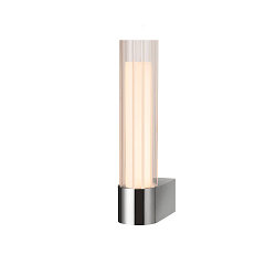 LED Wandaufbauleuchte LYGANT SINGLE Badleuchte, 8W, 3000K, 560lm, IP44, chrom
