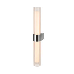 LED Wandaufbauleuchte LYGANT DOUBLE Badleuchte, 11W, 3000K, 800lm, IP44, chrom