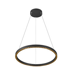 LED Pendelleuchte ONE CUBE UP/DOWN, � 80,5cm, 80W, 3000K, 6000lm, IP20, DALI dimmbar, schwarz