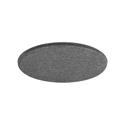 felt plate ONE 80 / ONE CUBE - ACOUSTICS INLAY round, mechanical, grey