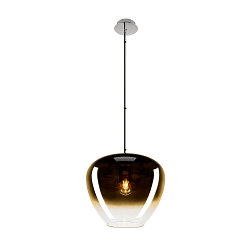 Pendelleuchte PANTILO CONVEX 40, 150cm, E27, IP20, gold