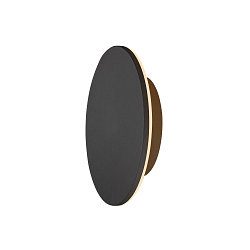 LED Outdoor Wandleuchte D-RING M PHASE, 2700/3000K, IP65, schwarz