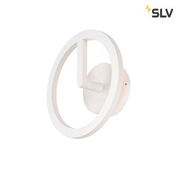 LED Outdoor Wandleuchte Q-RING, 10W, 3000K, 950lm, IP65, wei