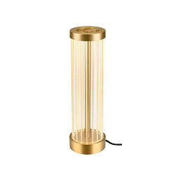 LED Tischleuchte QUIMERA PHASE, 4.3W 2700/3000K (CCT Switch) 110lm, CRi >90, dimmbar, geb�rstet messing
