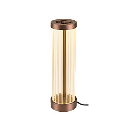 LED Tischleuchte QUIMERA PHASE, 4.3W 2700/3000K (CCT Switch) 110lm, CRi >90, dimmbar, dunkel kupfer