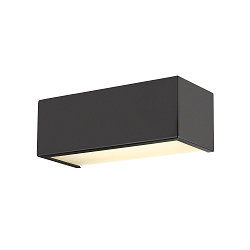 LED Wandaufbauleuchte CHROMBO PHASE, quadratisch, 8W 3000K 120�, CRi >90, dimmbar, schwarz