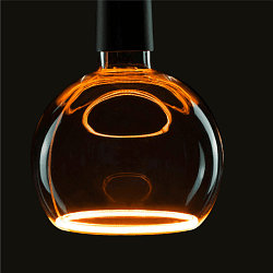 LED Leuchtmittel Floating Globe 150 PHASE, E27, PHASE, 6W 1900K, dimmbar, smokey black