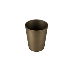 Zubeh�r f�r Pendelleuchte PURI 2.0 - Leuchtenschirm CONE, H�he 6.5cm, konisch, bronze
