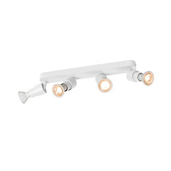 wall and ceiling luminaire PURI 2.0 BASIC LONG 4 flames, long GU10 IP20, white dimmable