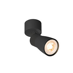 Wand- und Deckenleuchte PURI 2.0 DOME, GU10 max. 6W , schwarz