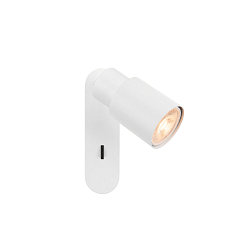 Wand- und Deckenleuchte PURI 2.0 TUBE, rechteckig, mit Schalter, GU10 max. 6W, wei�