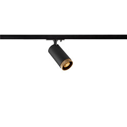 1-phase spot GRIP! L GU10 swivelling, rotatable GU10 IP20, black dimmable