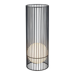 LED Outdoor Stehleuchte GRID SUN, 8W, 2700K, 500lm, IP44/IP65, schwarz