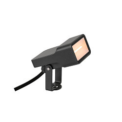 gorund spike luminaire SYNA WIDE square, tiltable IP65, black 