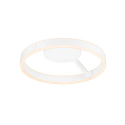 wall and ceiling luminaire ONE DALI �40CM up / down, DALI controllable, CCT Switch, ring shape IP20, white dimmable